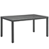 Sojourn 59" Outdoor Patio Dining Table - Chocolate