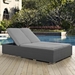 Sojourn Outdoor Patio Sunbrella® Double Chaise - Chocolate Gray - MOD2264