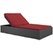 Sojourn Outdoor Patio Sunbrella® Double Chaise - Chocolate Red - MOD2266