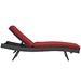 Sojourn Outdoor Patio Sunbrella® Chaise - Canvas Red - MOD2271