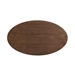 Lippa 48" Oval Walnut Dining Table - Walnut - MOD2312