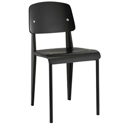 Cabin Dining Side Chair - Black Black 