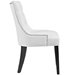 Regent Tufted Faux Leather Dining Chair - White - MOD2762