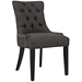 Regent Tufted Fabric Dining Side Chair - Brown - MOD2765