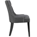 Regent Tufted Fabric Dining Side Chair - Gray - MOD2768