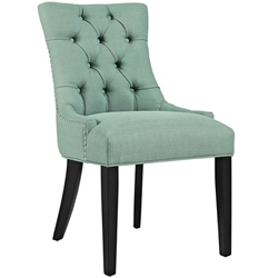 Regent Tufted Fabric Dining Side Chair - Laguna 