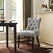 Regent Tufted Fabric Dining Side Chair - Light Gray - MOD2770
