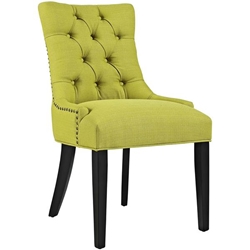Regent Tufted Fabric Dining Side Chair - Wheatgrass 