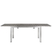 Shore Outdoor Patio Wood Dining Table - Silver Gray - MOD2855