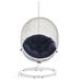Hide Outdoor Patio Swing Chair With Stand - White Navy - MOD2898