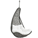 Abate Outdoor Patio Swing Chair With Stand - Gray White - MOD2905