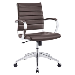 Jive Mid Back Office Chair - Brown Style A 