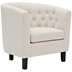 Prospect Upholstered Fabric Armchair - Beige