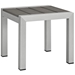 Shore 3 Piece Outdoor Patio Aluminum Sectional Sofa Set - Silver Gray - MOD3477