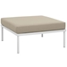 Harmony 10 Piece Outdoor Patio Aluminum Sectional Sofa Set - White Beige - MOD3556
