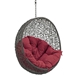 Hide Outdoor Patio Swing Chair Without Stand - Gray Red - MOD3616