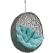 Hide Outdoor Patio Swing Chair Without Stand - Gray Turquoise - MOD3617