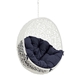 Hide Outdoor Patio Swing Chair Without Stand - White Navy - MOD3622
