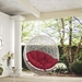 Hide Outdoor Patio Swing Chair Without Stand - White Red - MOD3625