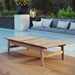 Bayport Outdoor Patio Teak Coffee Table - Natural - MOD3682