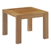 Upland Outdoor Patio Wood Side Table - Natural - MOD3692