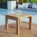 Upland Outdoor Patio Wood Side Table - Natural - MOD3692