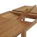 Marina Extendable Outdoor Patio Teak Dining Table - Natural - MOD3698