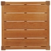Northlake 3 Piece Outdoor Patio Premium Grade A Teak Wood Set B - Natural White - MOD3737
