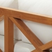 Northlake 3 Piece Outdoor Patio Premium Grade A Teak Wood Set C - Natural White - MOD3738