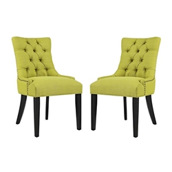 Regent Dining Side Chair Fabric Set of 2 - Wheatgrass 