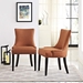 Marquis Dining Side Chair Fabric Set of 2 - Orange - MOD3825