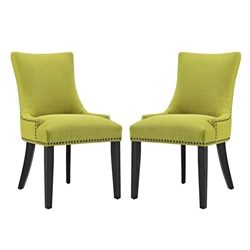 Marquis Dining Side Chair Fabric Set of 2 - Wheatgrass 
