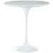 Lippa 20" Marble Side Table - White - MOD3896