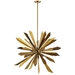 Pervade Starburst Brass Pendant Light Chandelier - - MOD4049