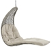 Landscape Hanging Chaise Lounge Outdoor Patio Swing Chair - Light Gray Beige - MOD4111