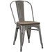 Promenade Dining Side Chair Set of 2 - Gunmetal Style B - MOD4253