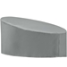 Immerse Siesta and Convene Canopy Daybed Outdoor Patio Furniture Cover - Gray - MOD4475