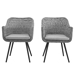 Endeavor Dining Armchair Outdoor Patio Wicker Rattan Set of 2 - Gray Gray - MOD4584