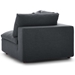 Commix Down Filled Overstuffed 8 Piece Sectional Sofa Set - Gray - MOD4865