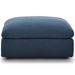 Commix Down Filled Overstuffed 7 Piece Sectional Sofa Set - Azure - MOD4868