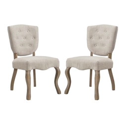 Array Dining Side Chair Set of 2 - Beige 