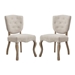 Array Dining Side Chair Set of 2 - Beige - MOD4921