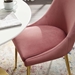 Viscount Modern Accent Performance Velvet Dining Chair - Dusty Rose - MOD5014