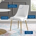 Viscount Modern Accent Performance Velvet Dining Chair - White - MOD5020