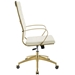 Jive Gold Stainless Steel Highback Office Chair - Gold White - MOD5022
