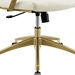 Jive Gold Stainless Steel Highback Office Chair - Gold White - MOD5022