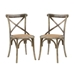 Gear Dining Side Chair Set of 2 - Gray - MOD5160