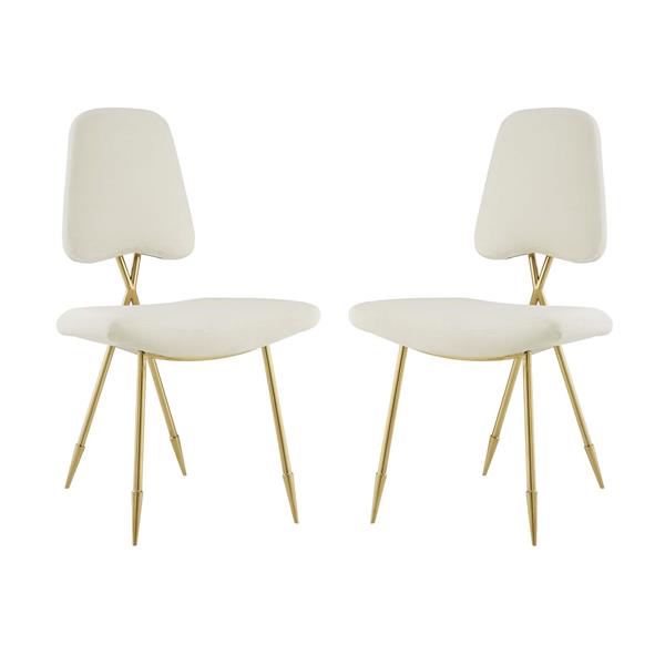 Ponder Dining Side Chair Set of 2 - Ivory 