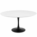 Lippa 60" Round Wood Dining Table - Black White - MOD5276