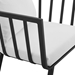 Riverside Outdoor Patio Aluminum Armchair - Gray White - MOD5346